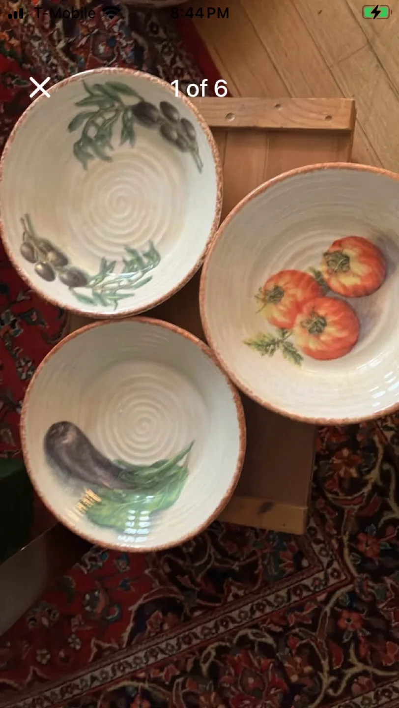 William Sonoma Pasta Bowls thumbnail