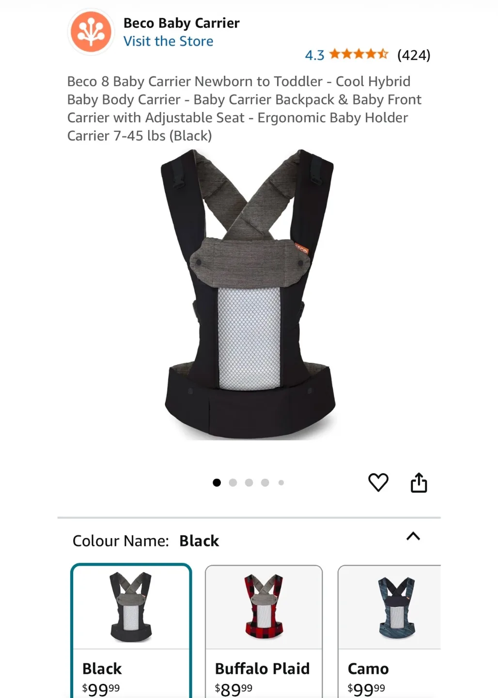 Beco 8 Baby Carrier image indicator(5)