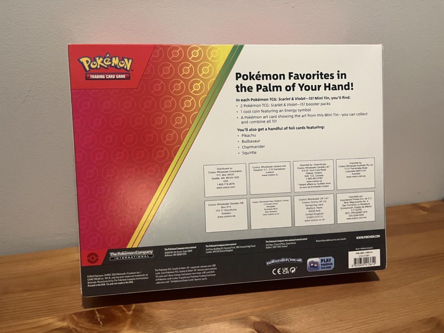 Pokemon TCG Scarlet & Violet 151 Mini Tin 5-Pack - photo 2