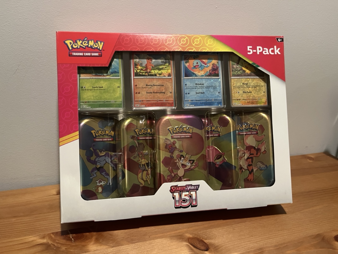 Pokemon TCG Scarlet & Violet 151 Mini Tin 5-Pack