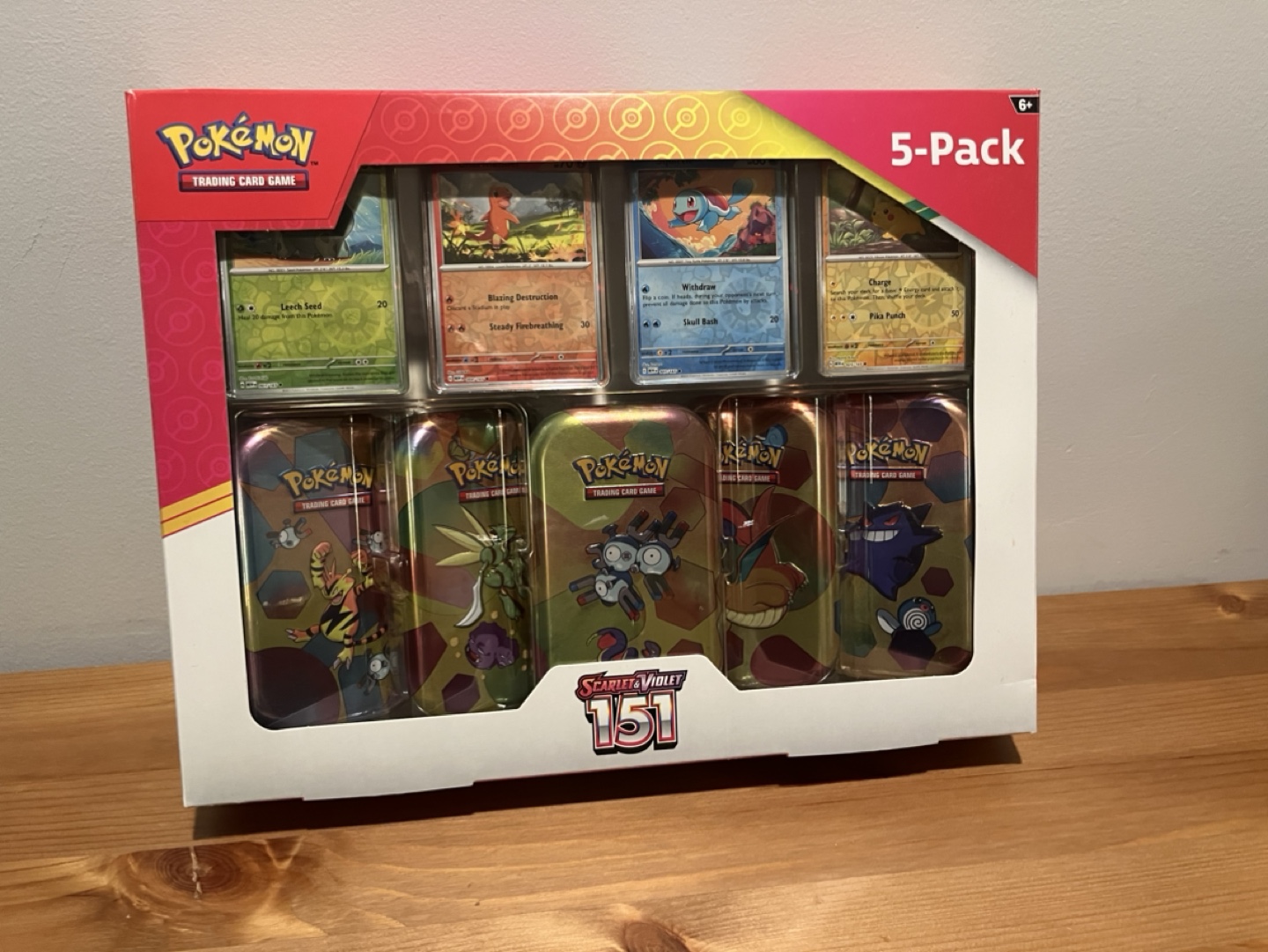 Pokemon TCG Scarlet & Violet 151 Mini Tin 5-Pack - photo 3