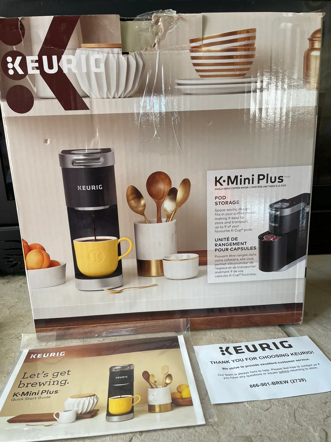 Keurig K-Mini Plus Single Serve Coffee Maker - Matte Black image indicator(2)