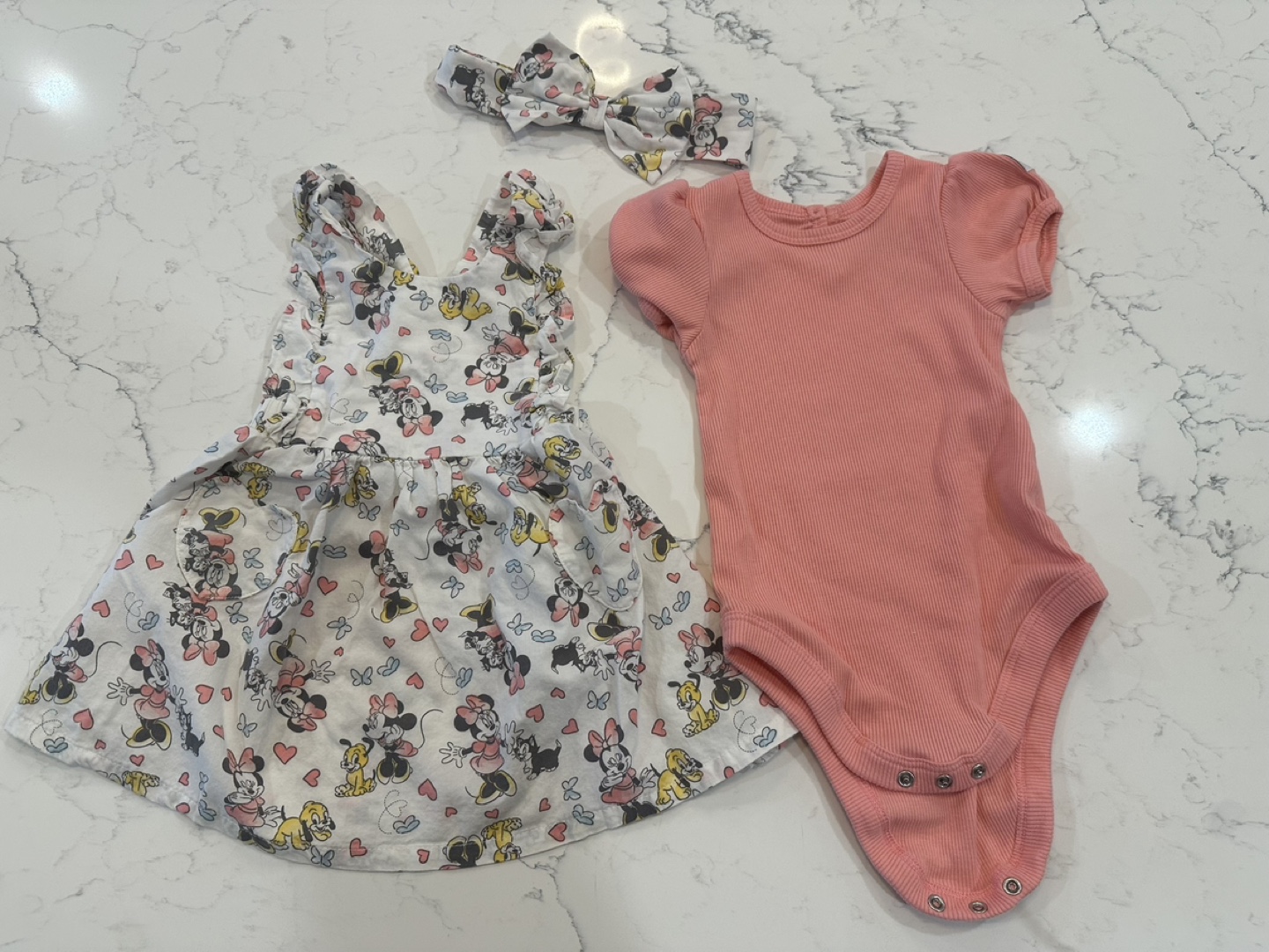 Adorable Minnie Mouse Baby Girl Outfit Set
