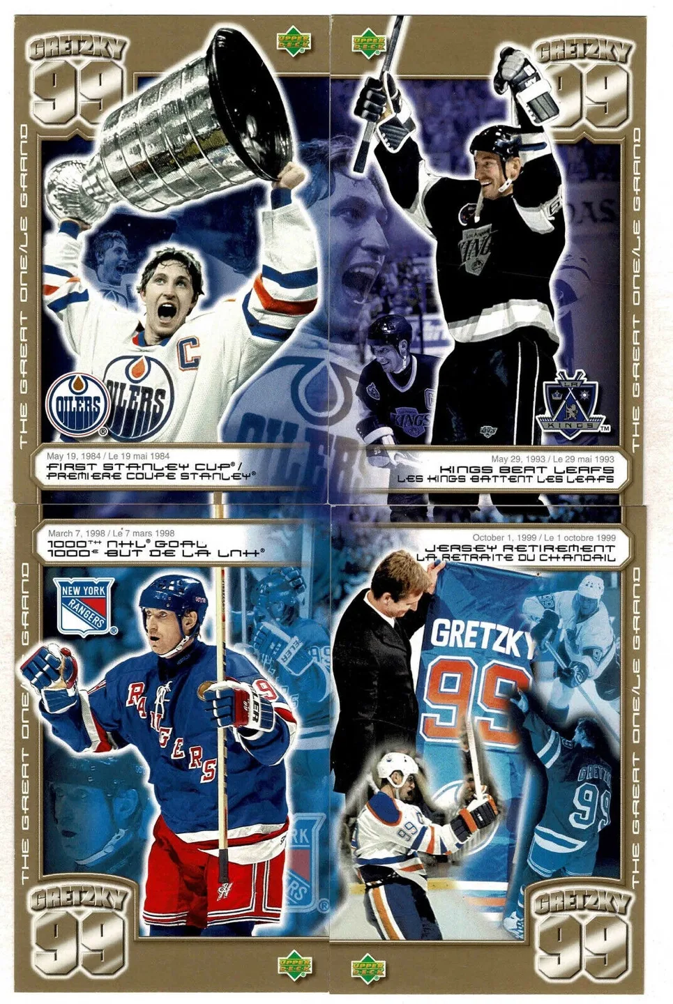Gretzky 99 The Great One/Le Grand Hockey Card Set image indicator(7)