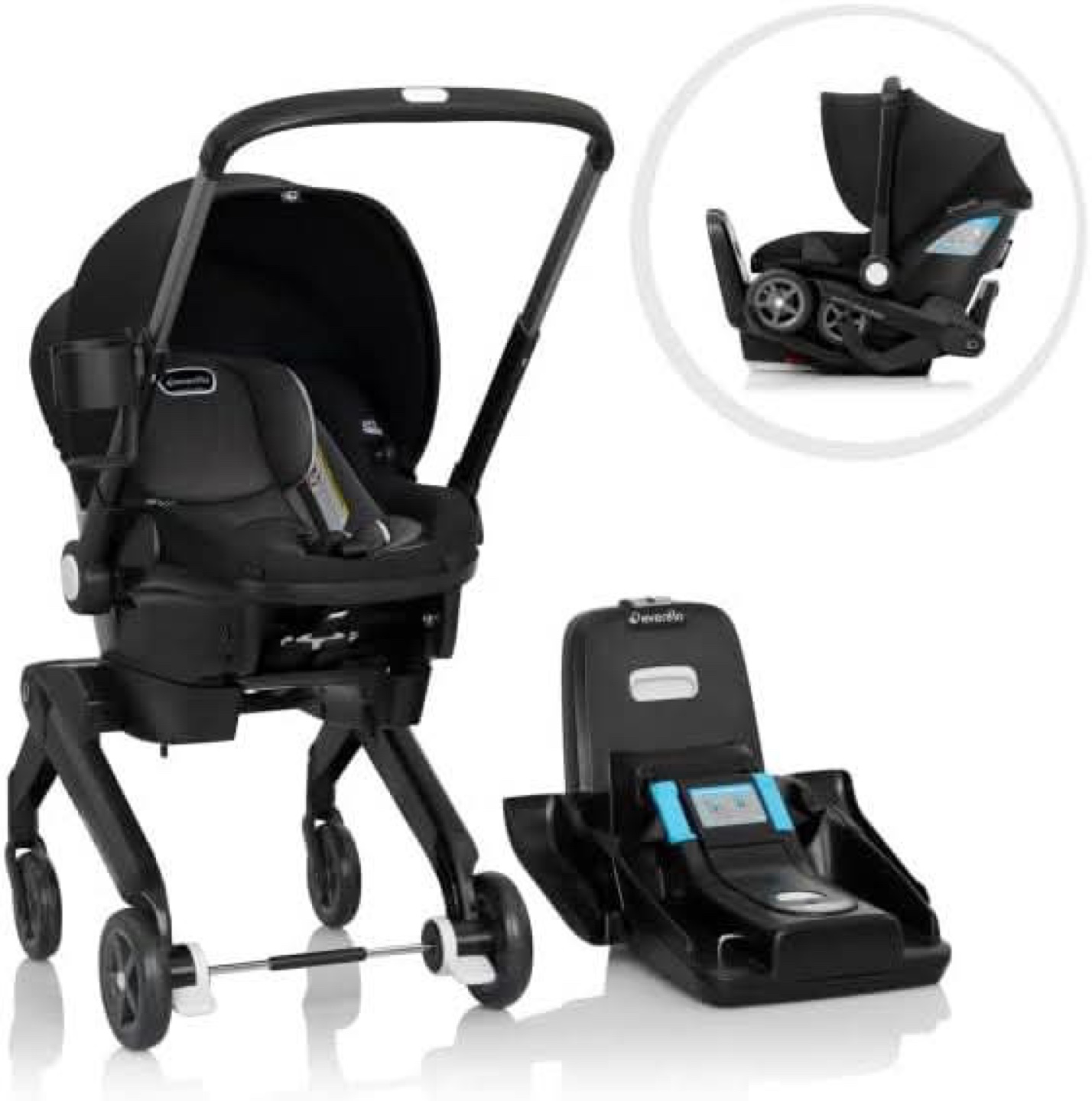 Evenflo Shyft DualRide Infant Car Seat and Travel System