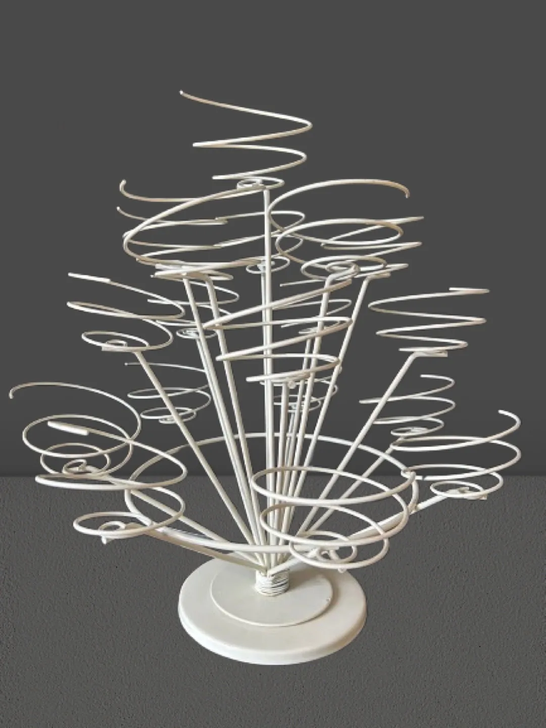 Unique White Metal Cupcake Stand thumbnail
