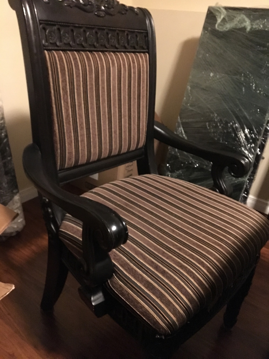 Black Dining Table Set with Six Chairs - photo 5