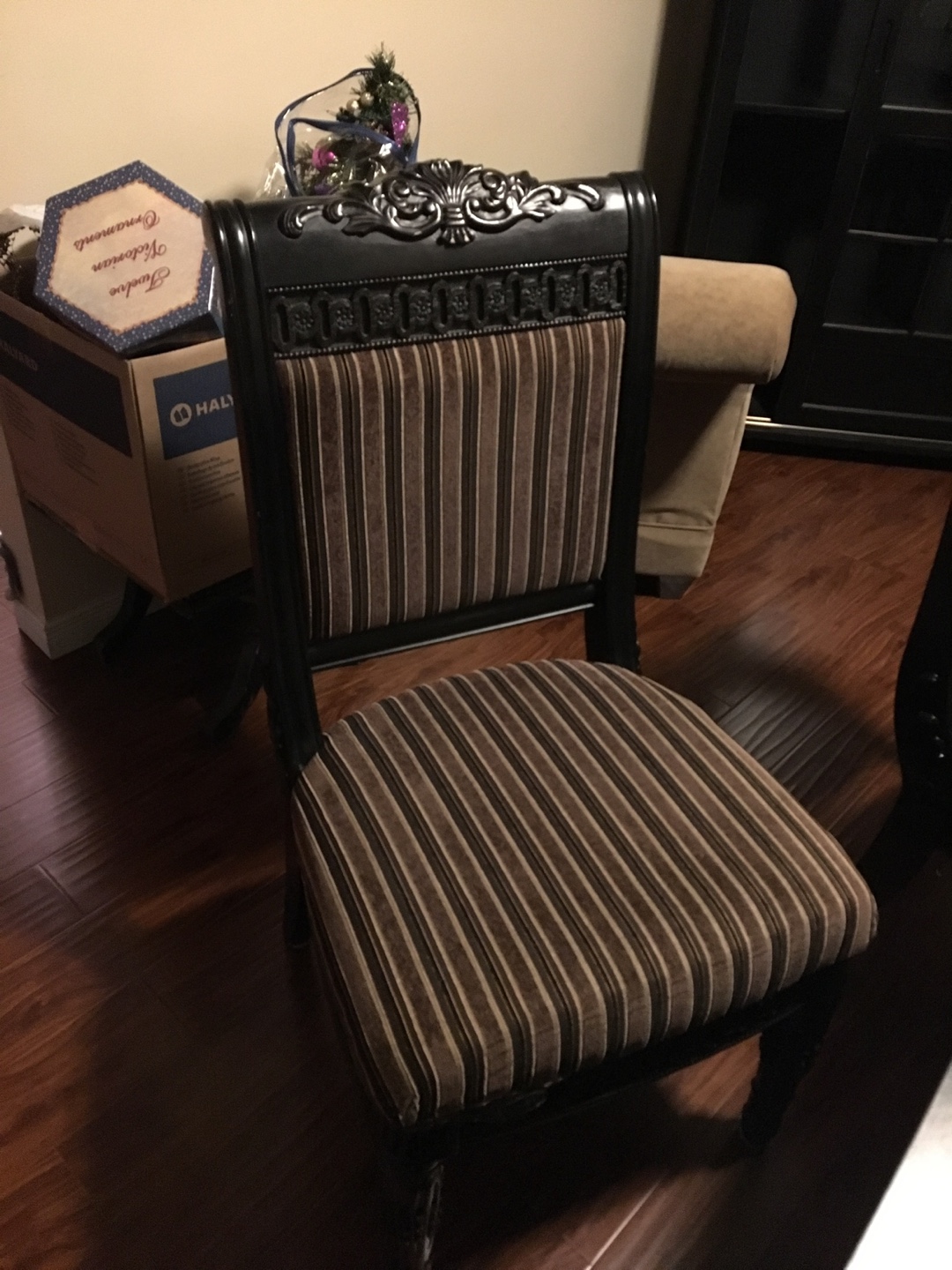 Black Dining Table Set with Six Chairs - photo 2