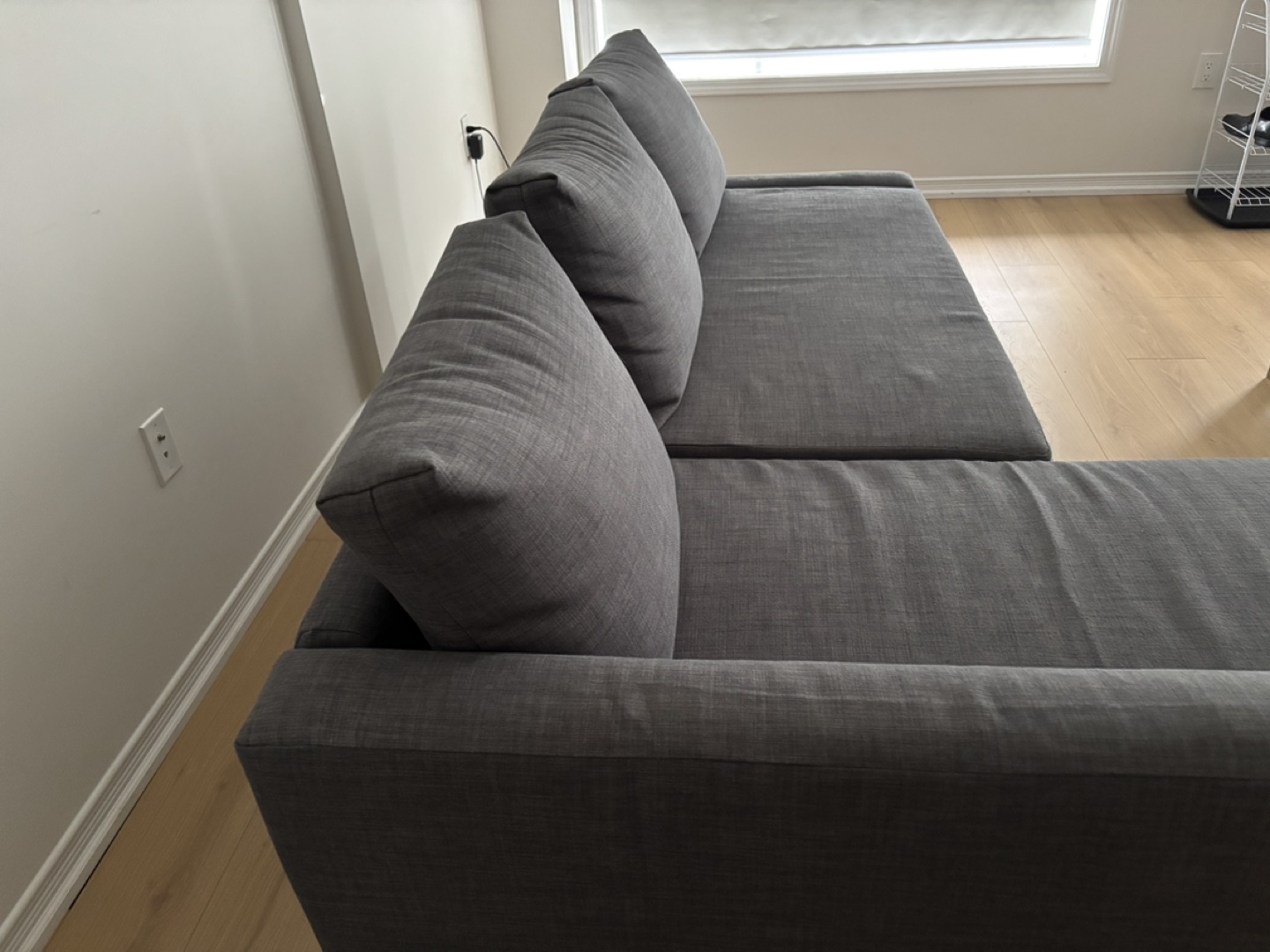 IKEA FRIHETEN Corner Sofa-Bed with Storage - Dark Grey - photo 2