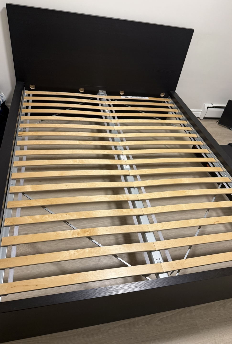IKEA MALM Bed Frame with Slatted Base - Black-Brown - photo 3