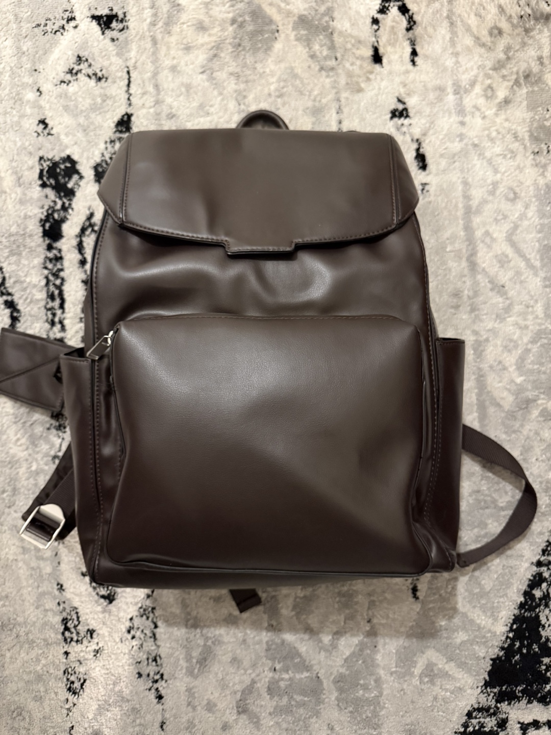 Brown Leather Backpack Zara - photo 5