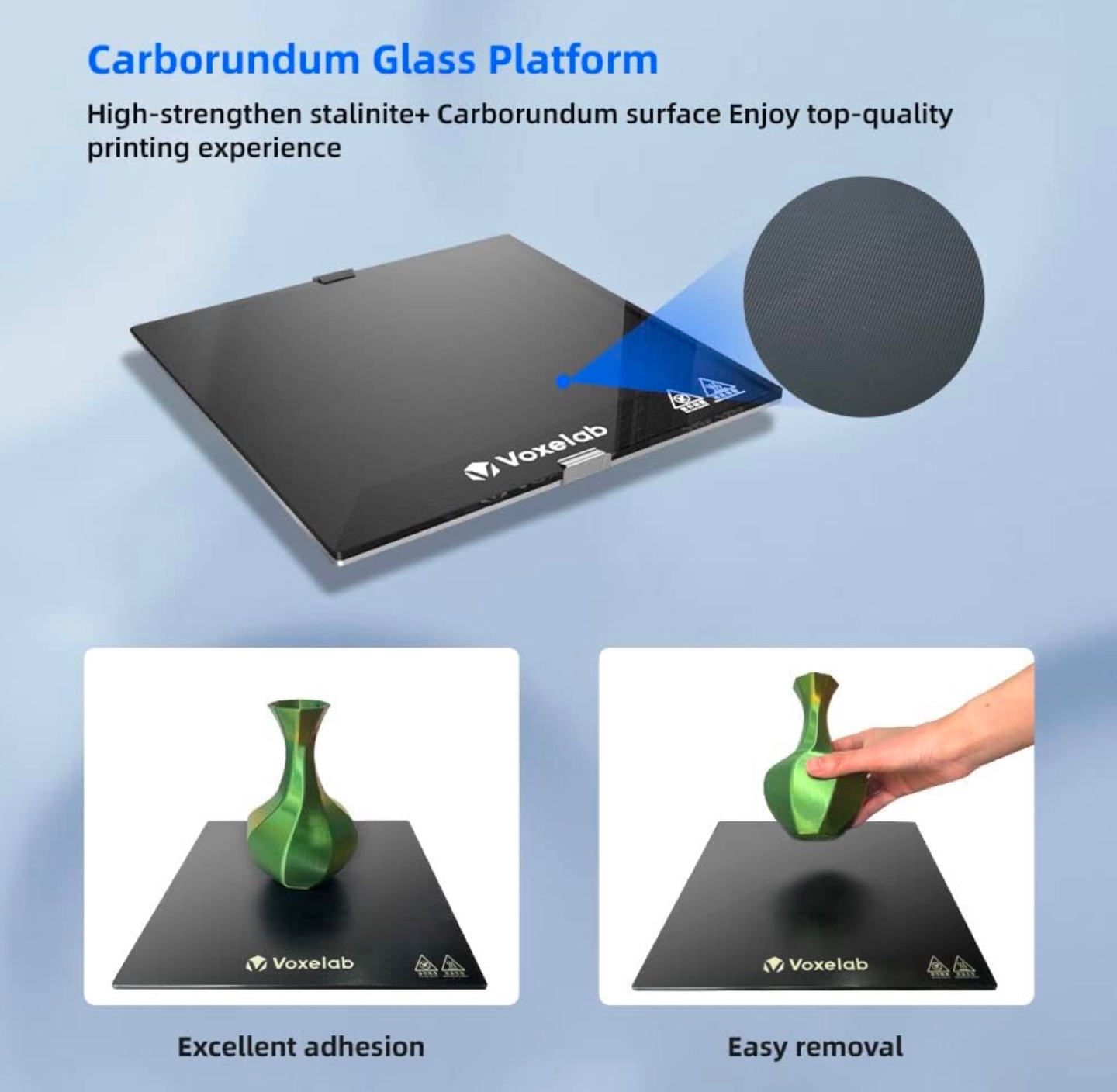 Voxelab Aquila X2  with Removable Carborundum Glass Platform - photo 5