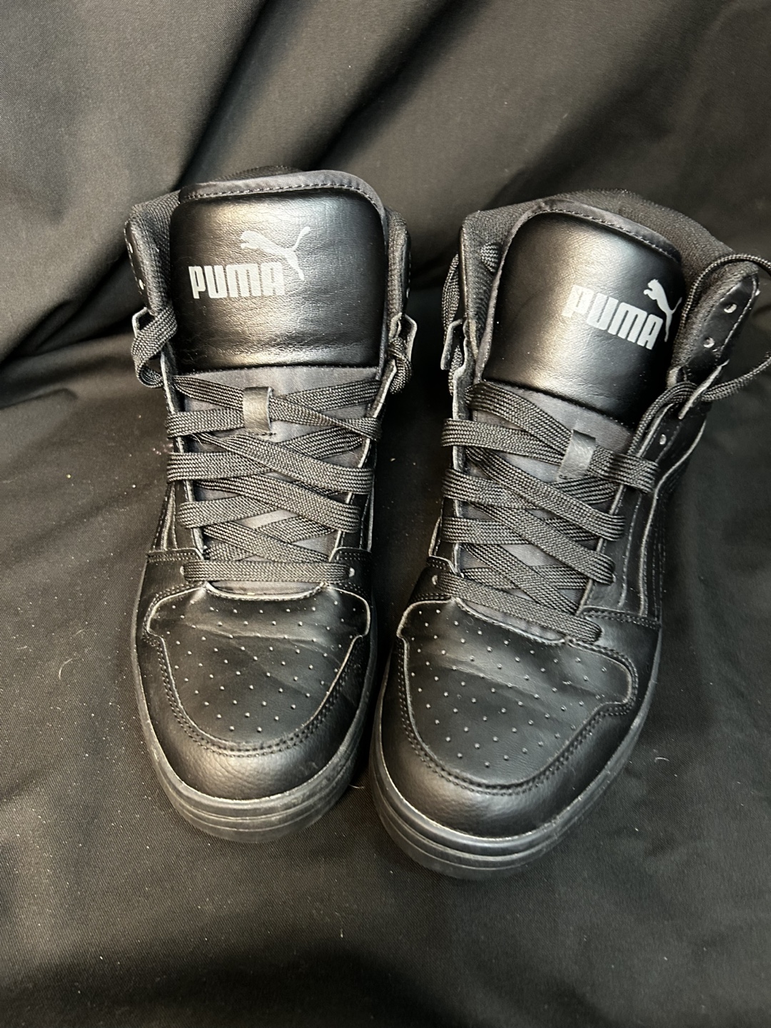 Puma Men's Black High Top Sneakers size 9