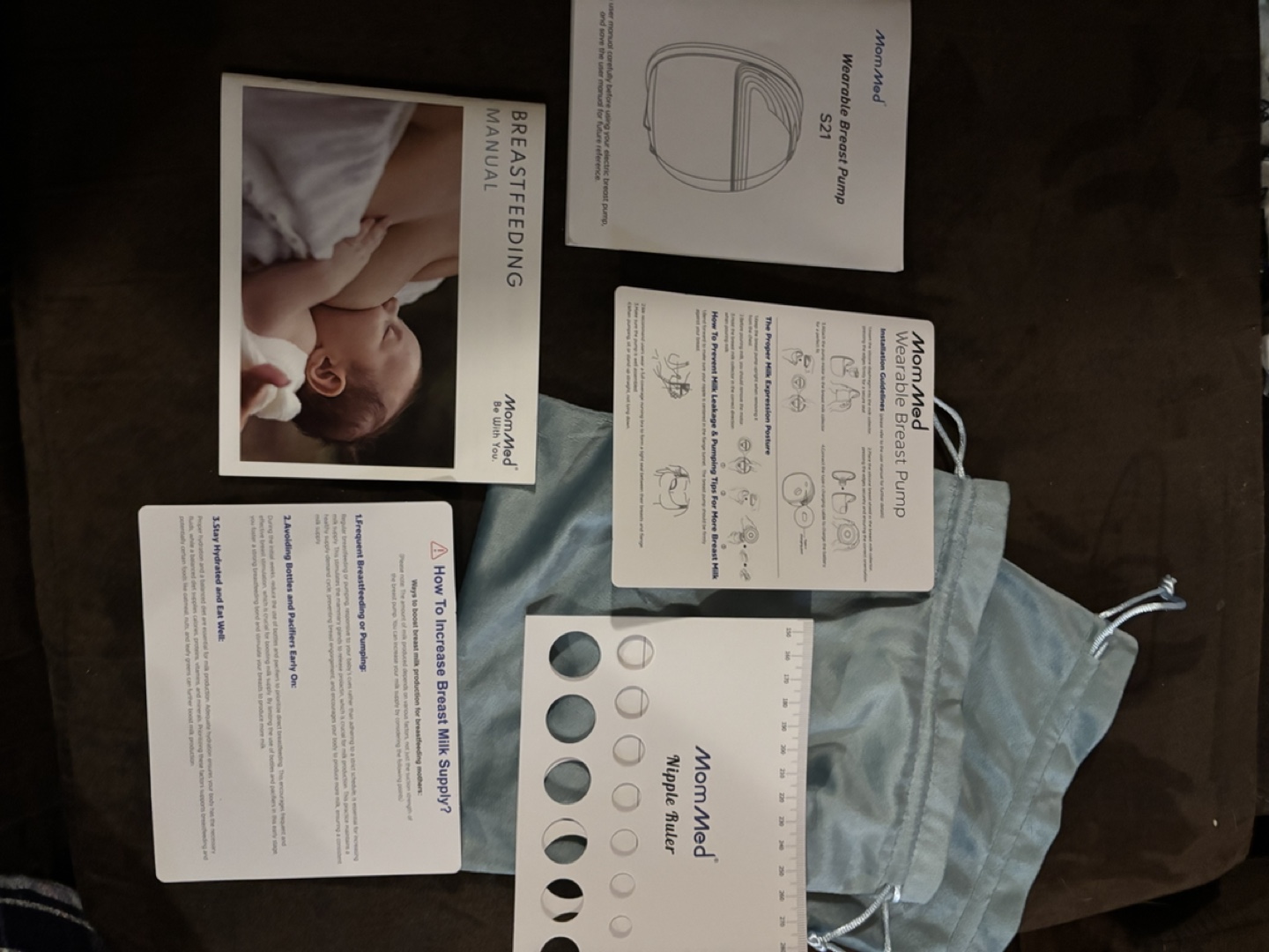 MomMed Wearable Breast Pump with Accessories - photo 3