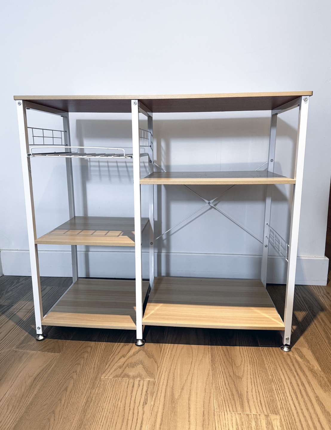 Kitchen Baker's Rack - White and Wood