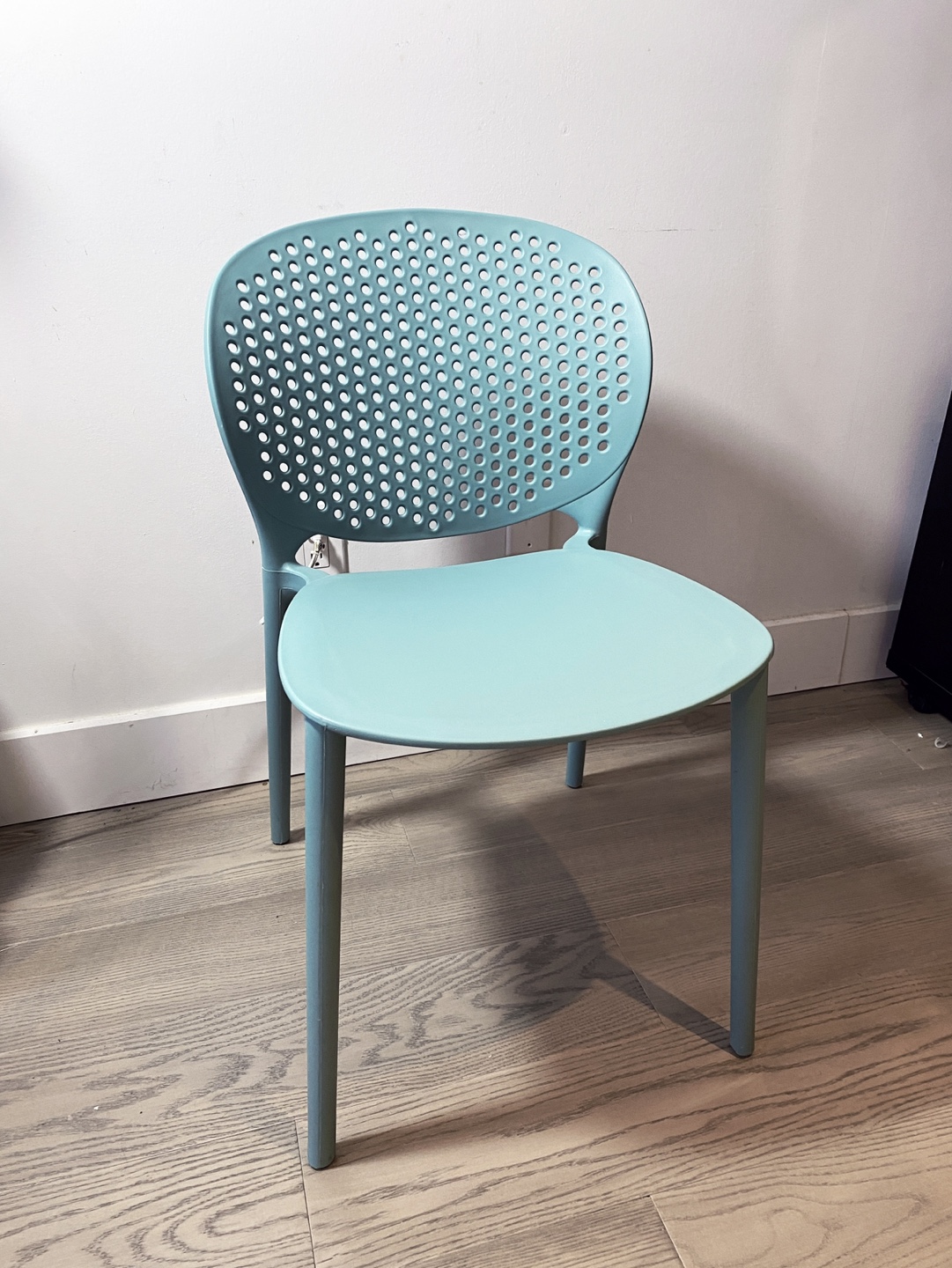 Light Teal Plastic Chair
