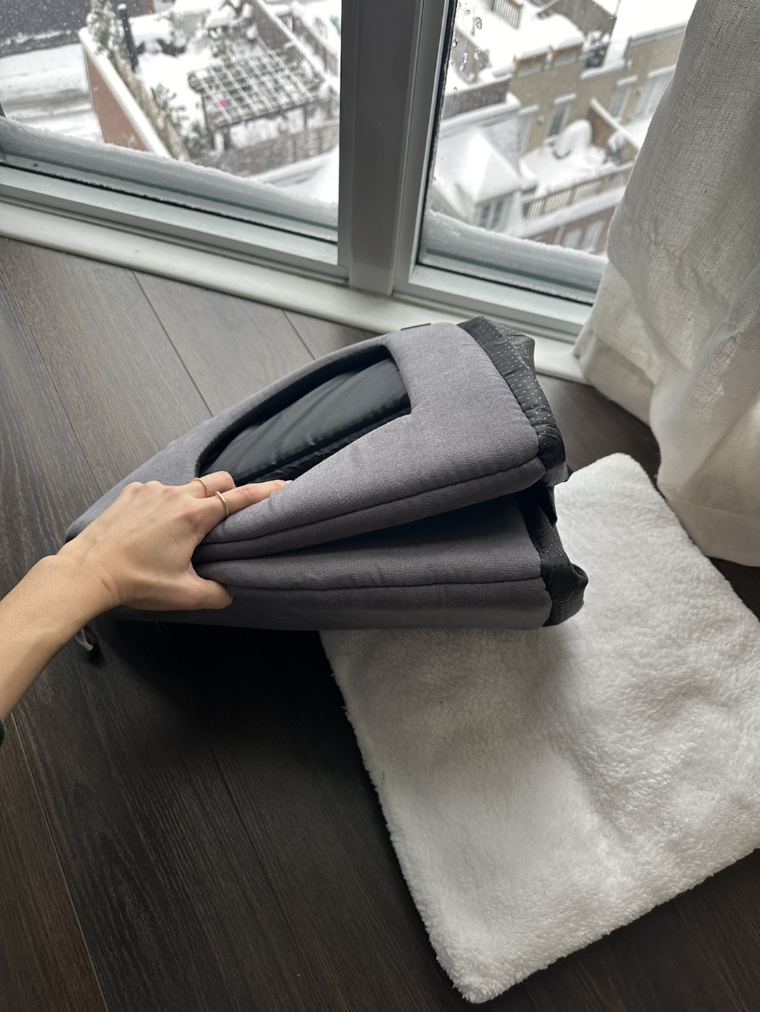 Unused Collapsible Grey Cat / Dog Bed - photo 4