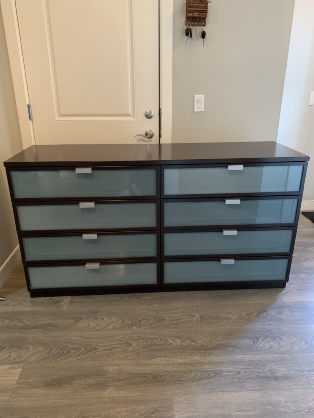 8-Drawer Dresser - Dark Brown