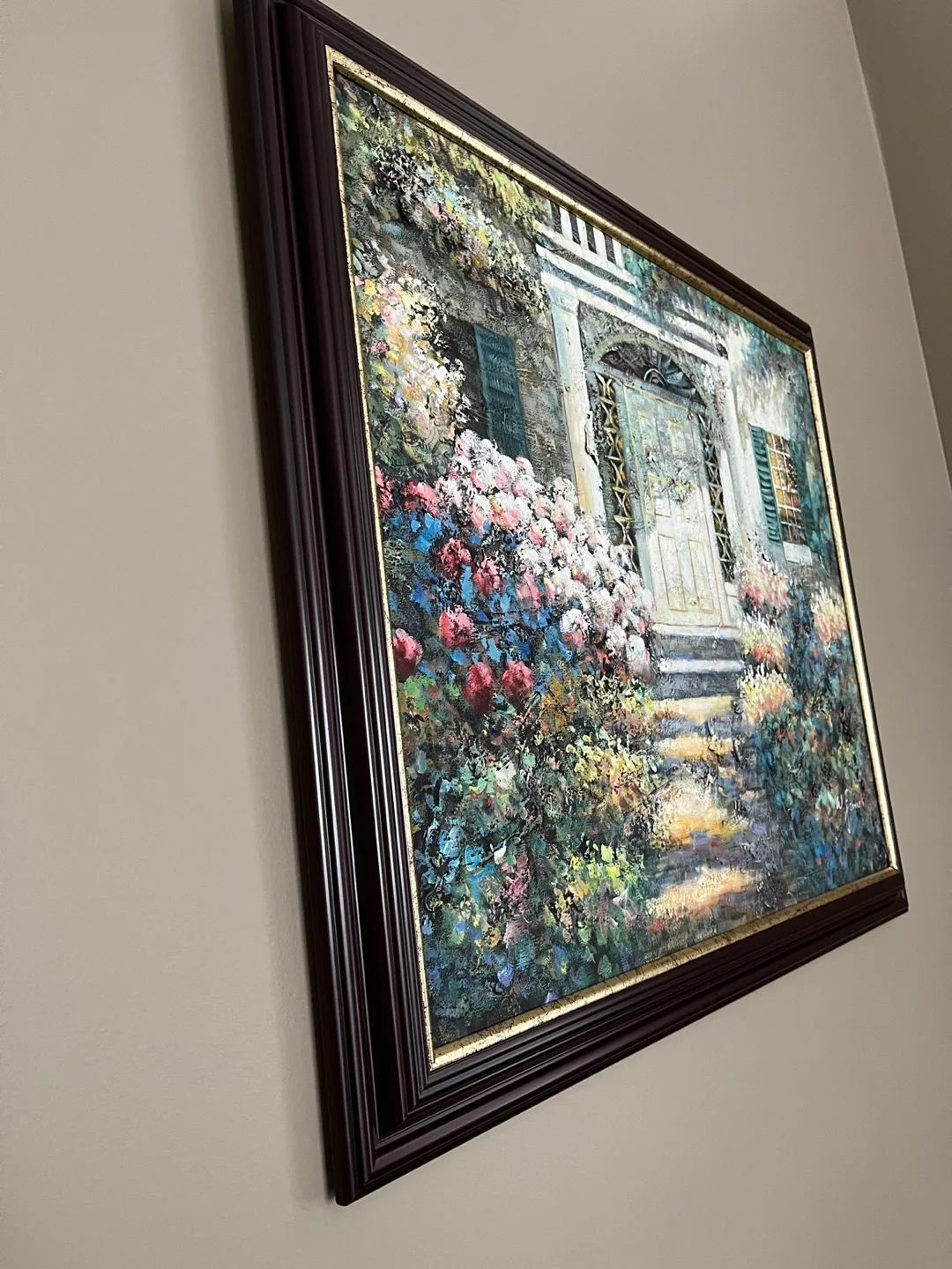 Beautiful Framed Floral Doorway Painting image indicator(2)