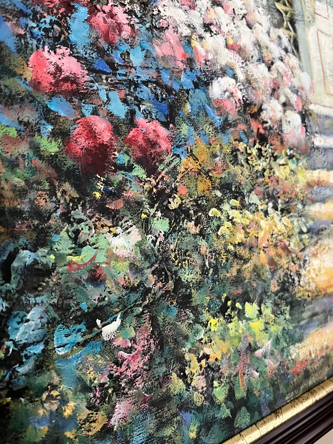 Beautiful Framed Floral Doorway Painting image indicator(3)