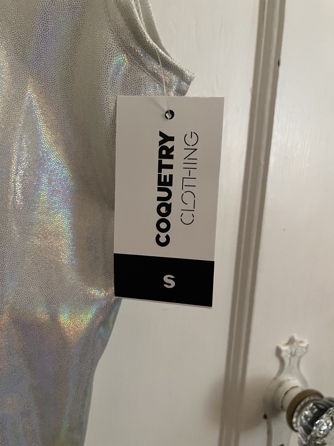 Coquetry Clothing Holographic Jumpsuit - Size Small - photo 3
