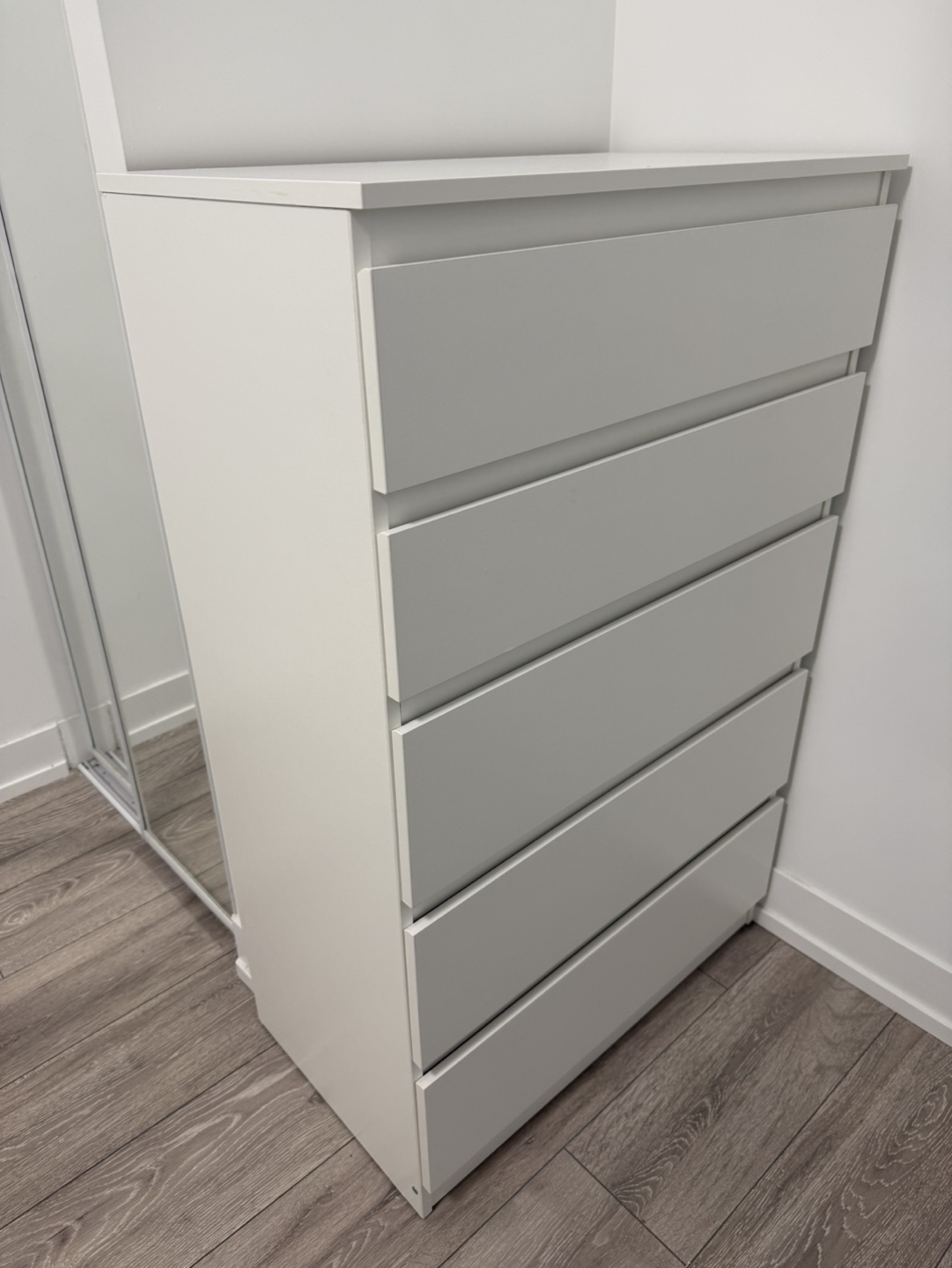 IKEA MALM 5-Drawer Chest White - photo 3