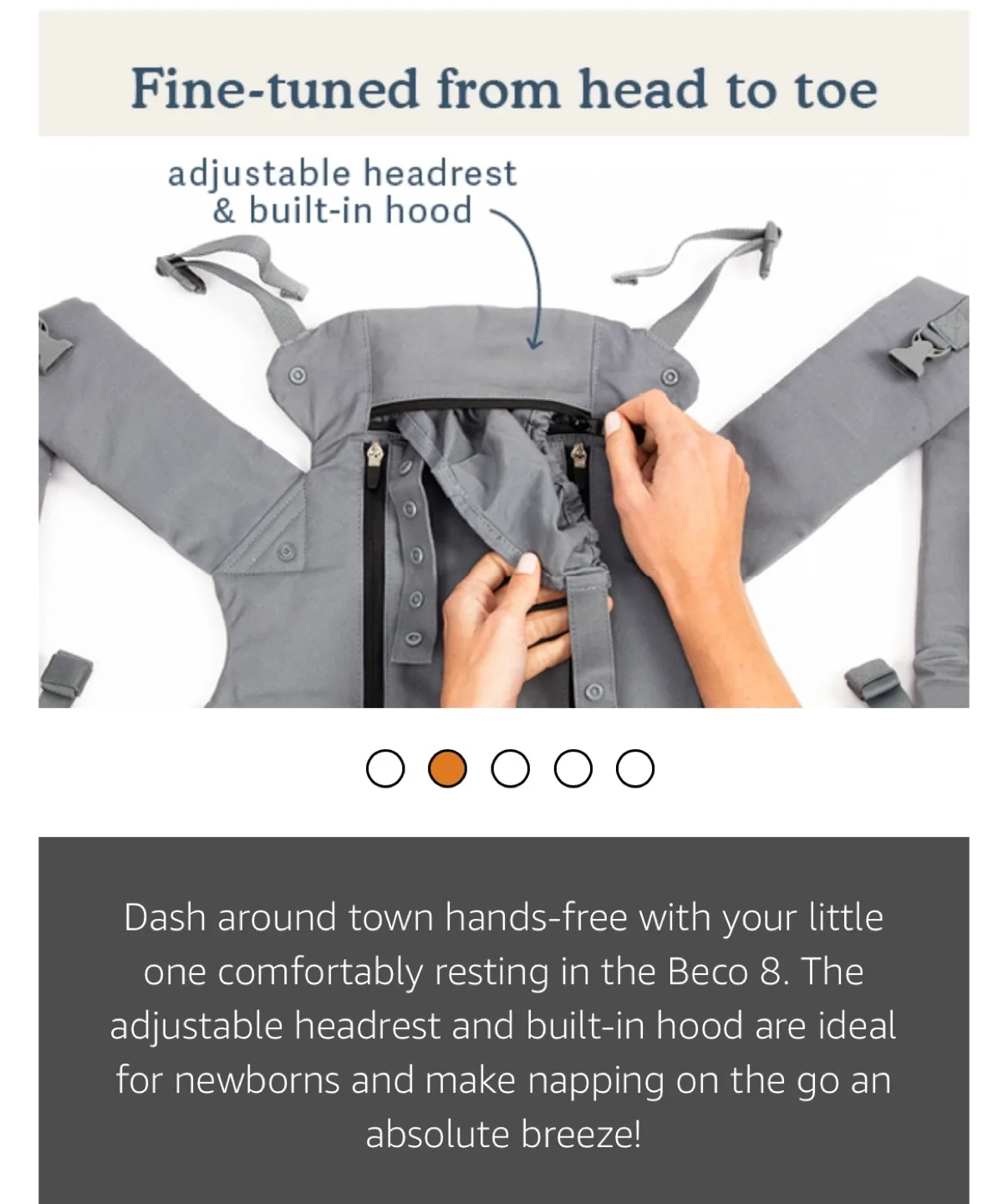 Beco 8 Baby Carrier image indicator(10)