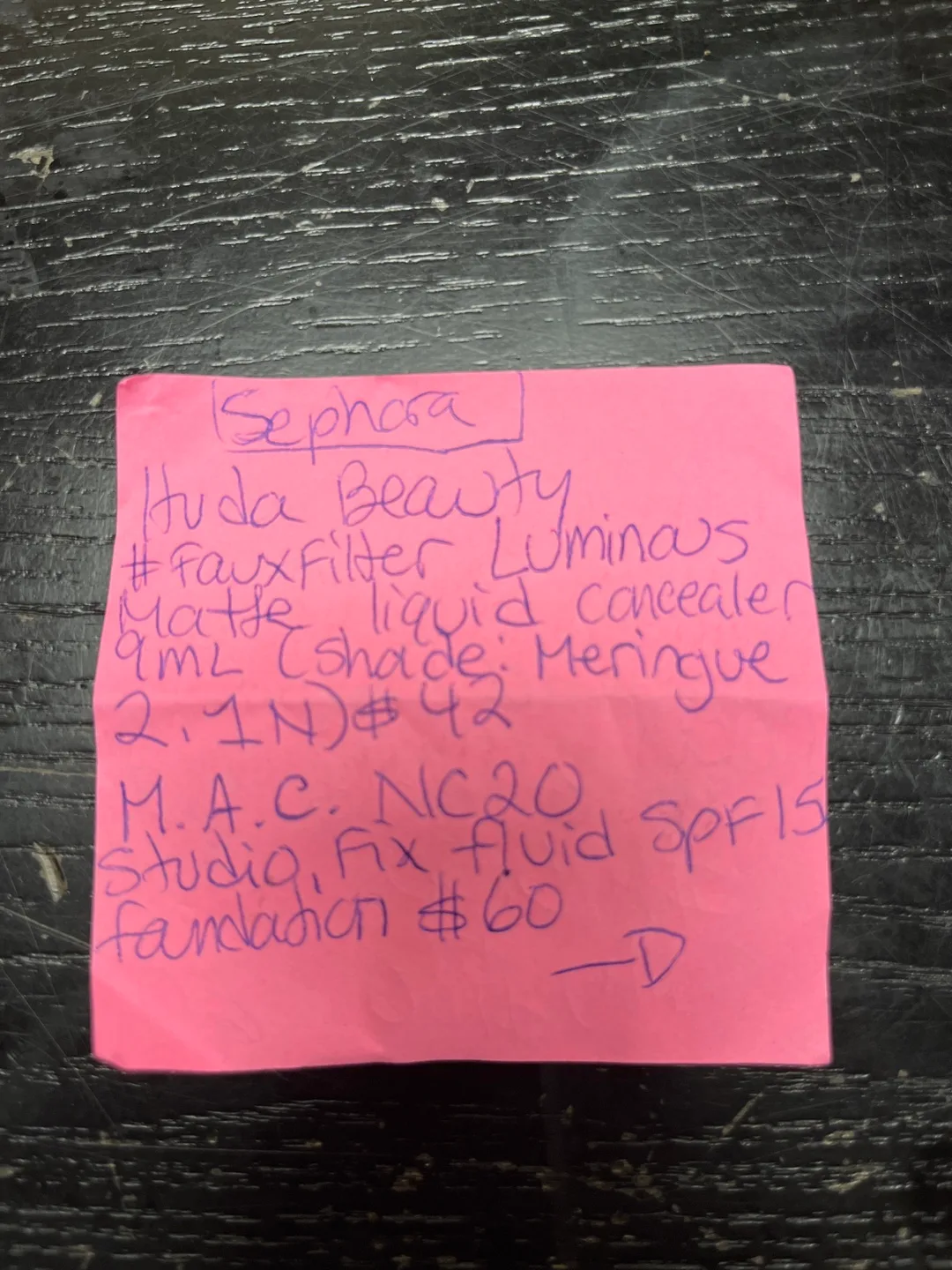 Assorted makeup image indicator(4)