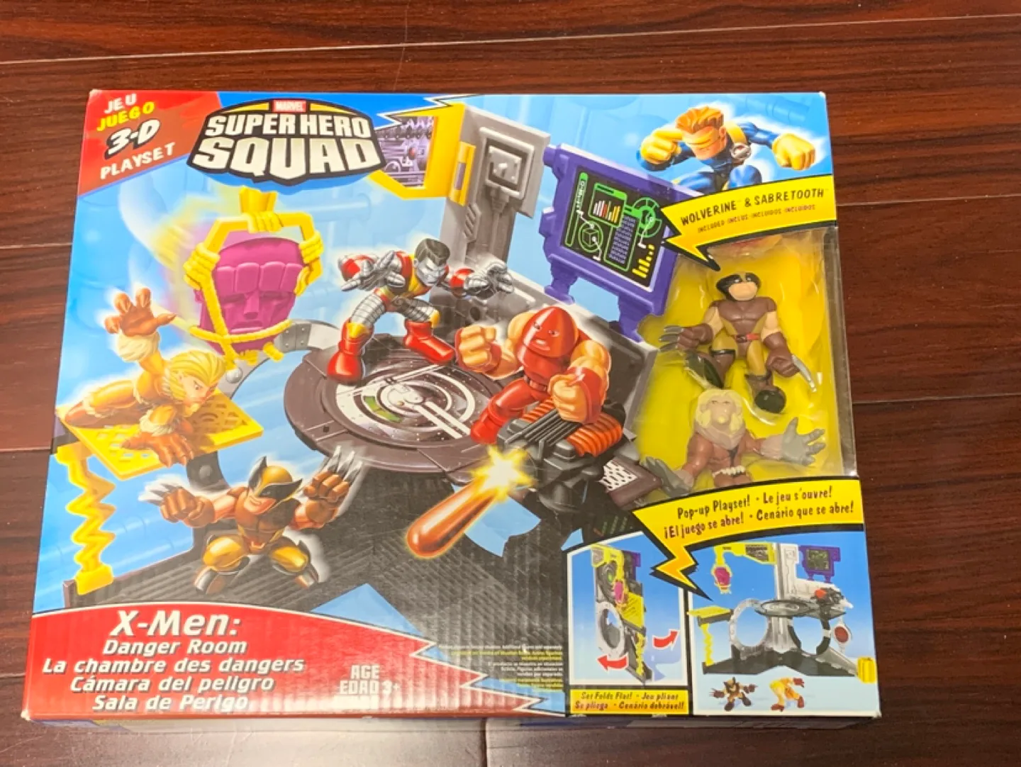 Superhero squad, Marvel wolverine sabretooth plays set image indicator(2)