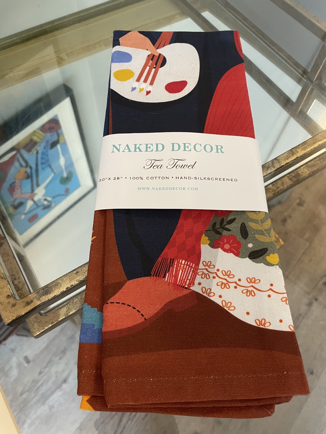 Frida Kahlo & Diego Rivera Tea Towel NEW - photo 2
