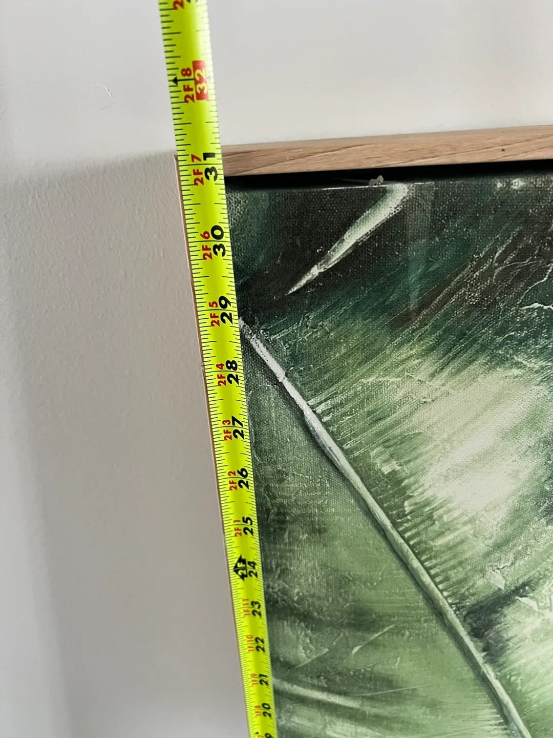 Large Framed Tropical Leaf Canvas Wall Art image indicator(6)