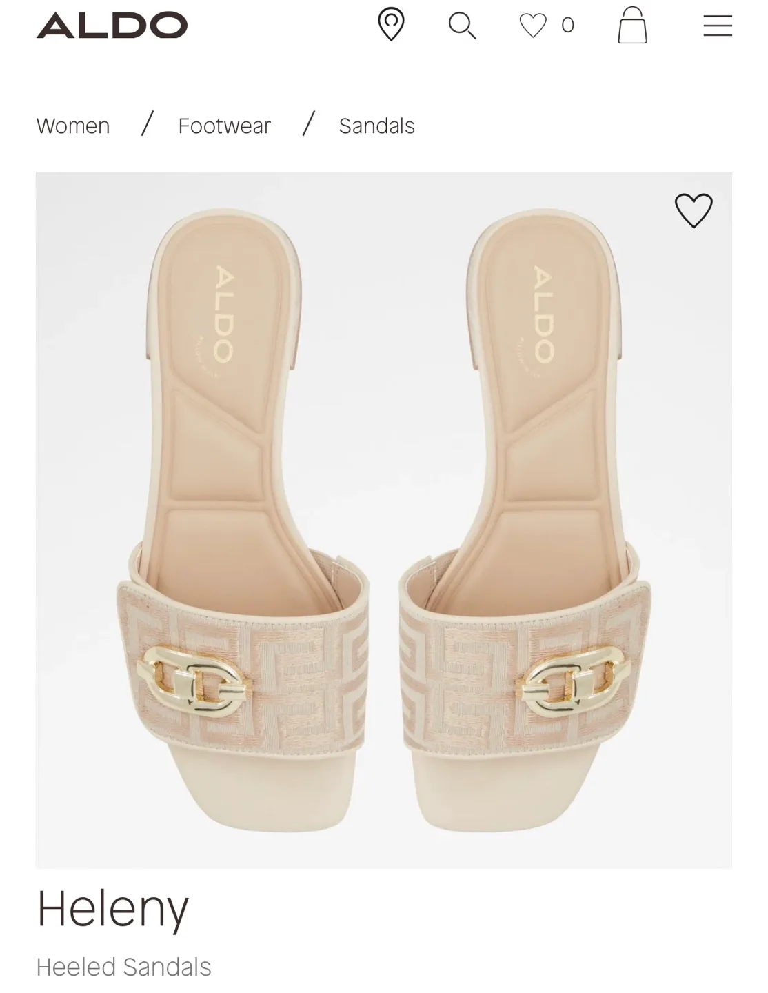 ALDO Women's Heleny Heeled Sandals - Size US 6.5 thumbnail