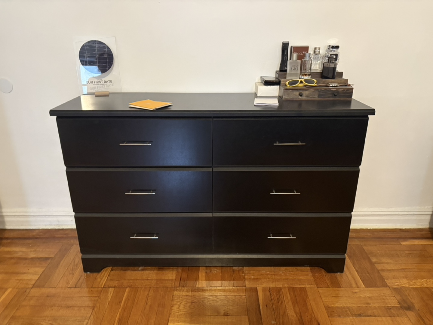Black Six-Drawer Dresser - photo 2