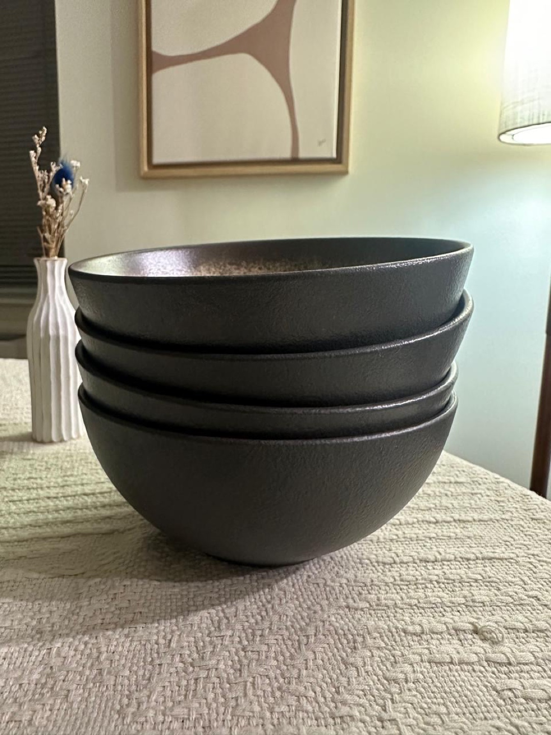 Black Speckled Ceramic Dinnerware Set - photo 5