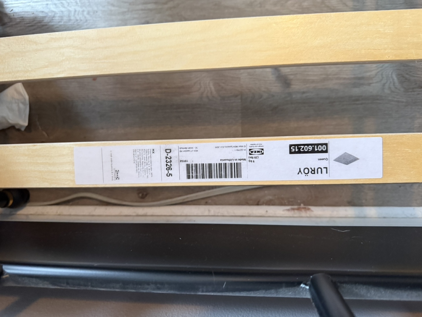 IKEA Queen Metal Bed Frame with Headboard - photo 5