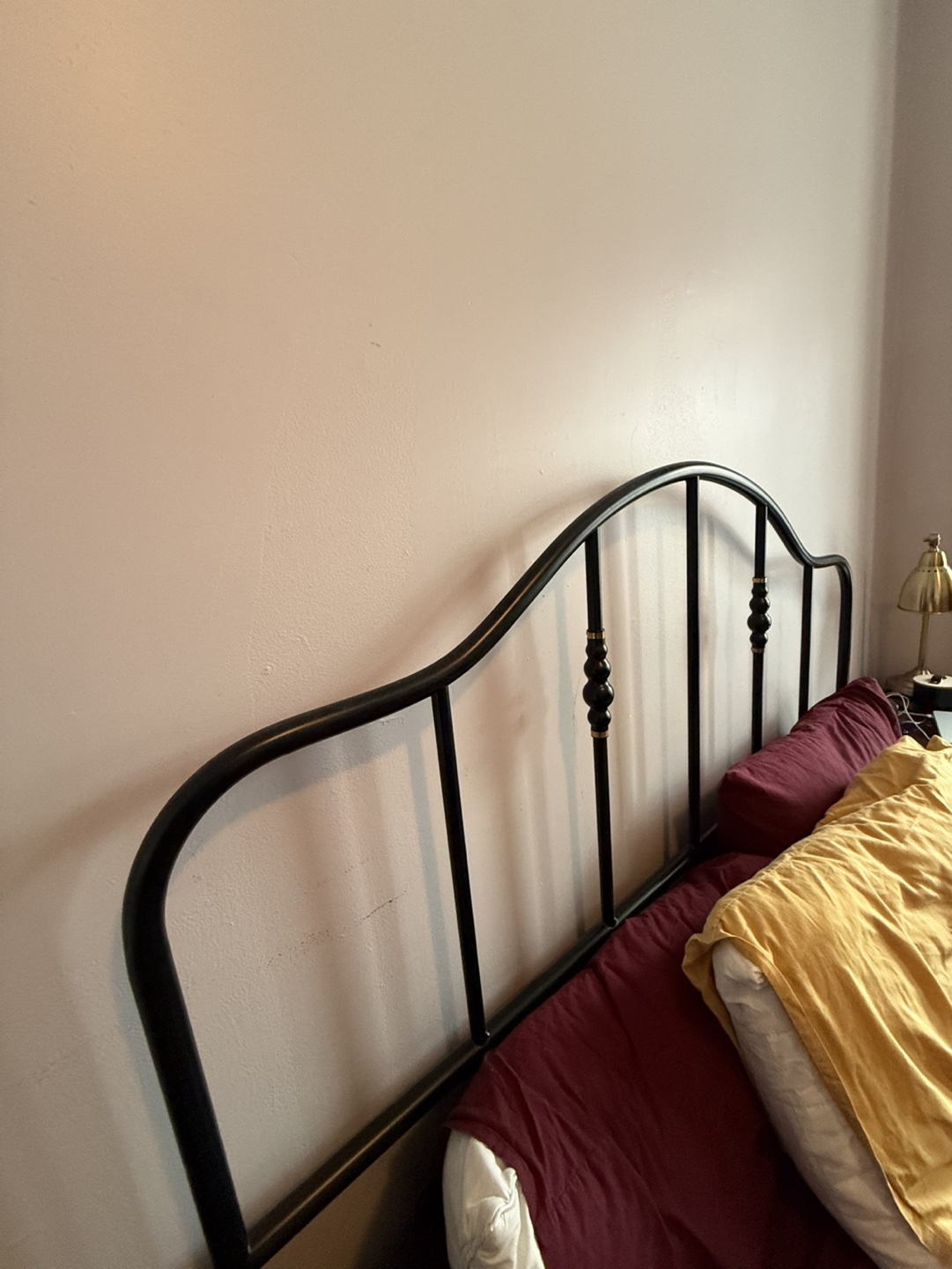 IKEA Queen Metal Bed Frame with Headboard - photo 2