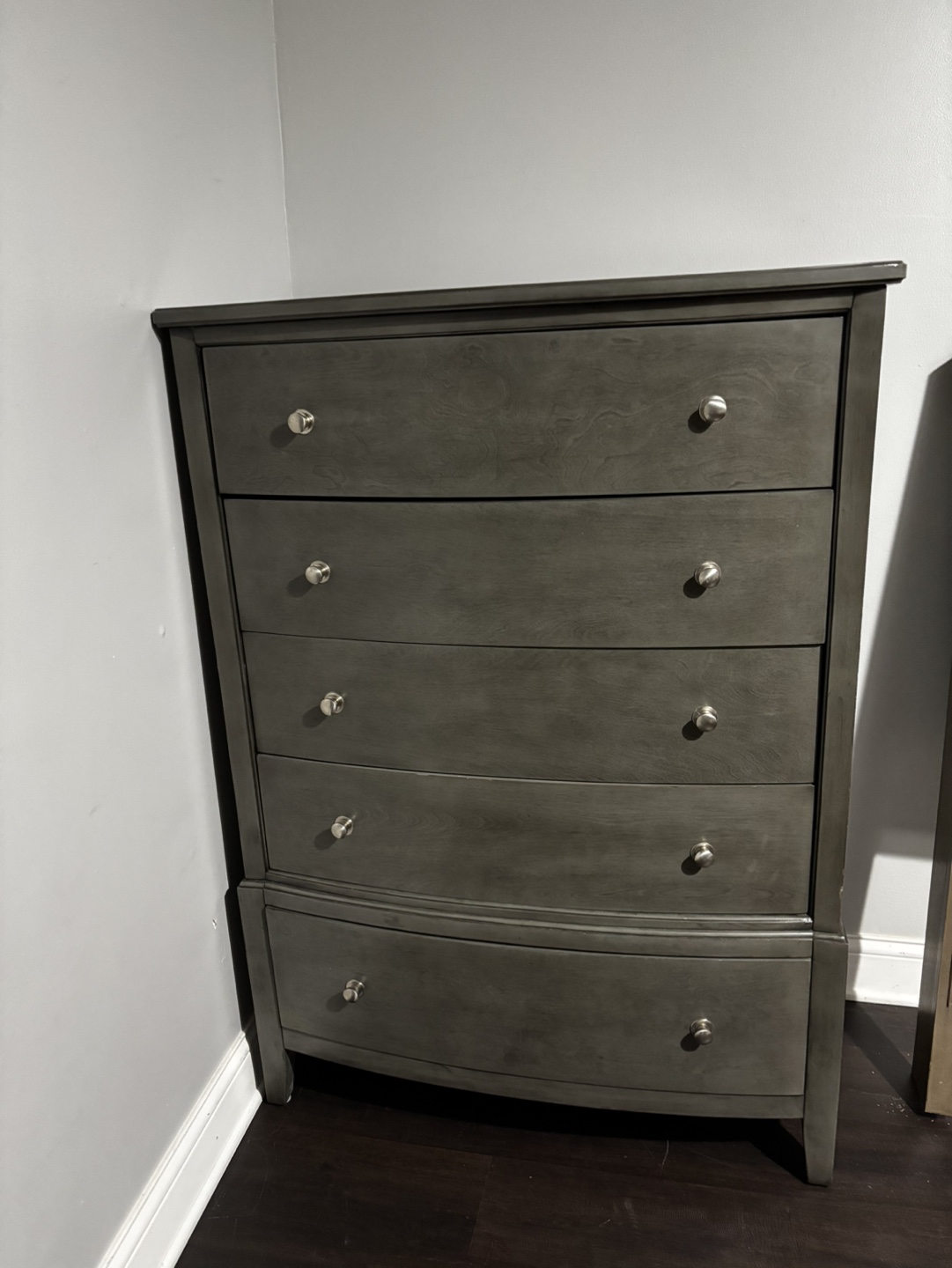 🥕Gray 5-Drawer Chest of Drawers - photo 2