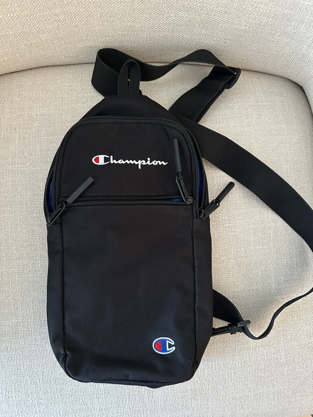 Champion Black Sling Bag