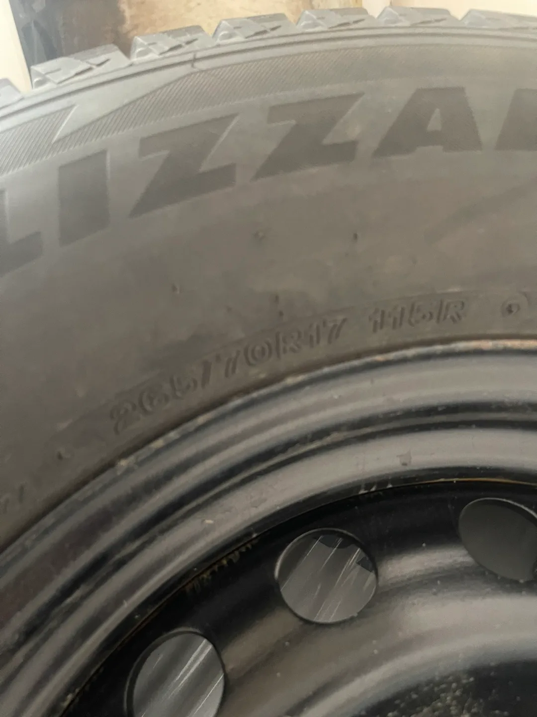 Bridgestone Blizzak Winter Truck Tires with Rims image indicator(5)