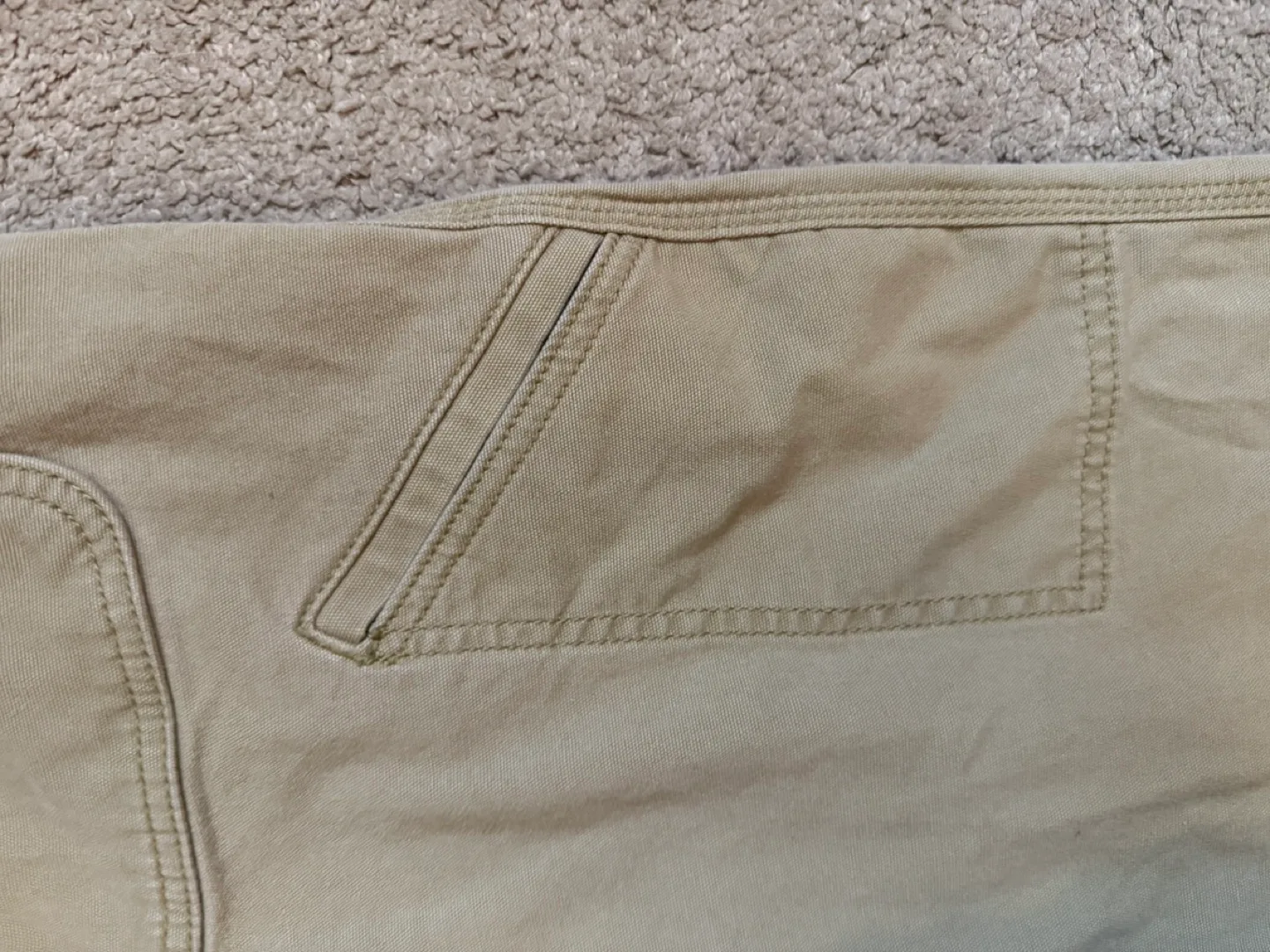 Carhartt Men's Khaki Work Pants image indicator(4)