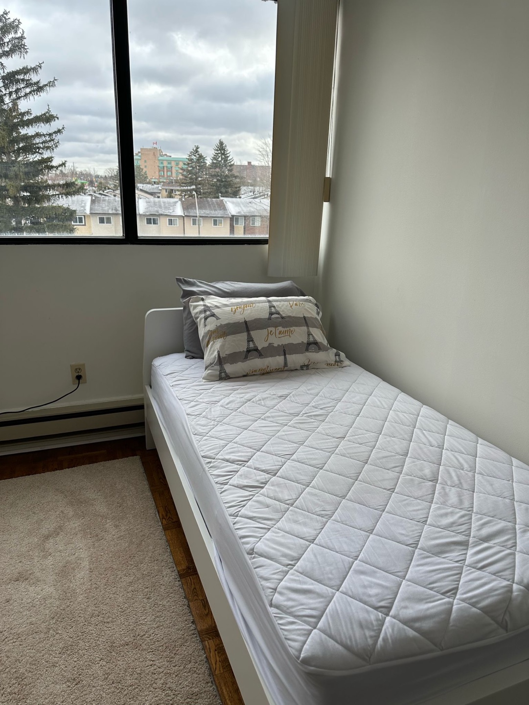IKEA Single Bed Frame, White - photo 3