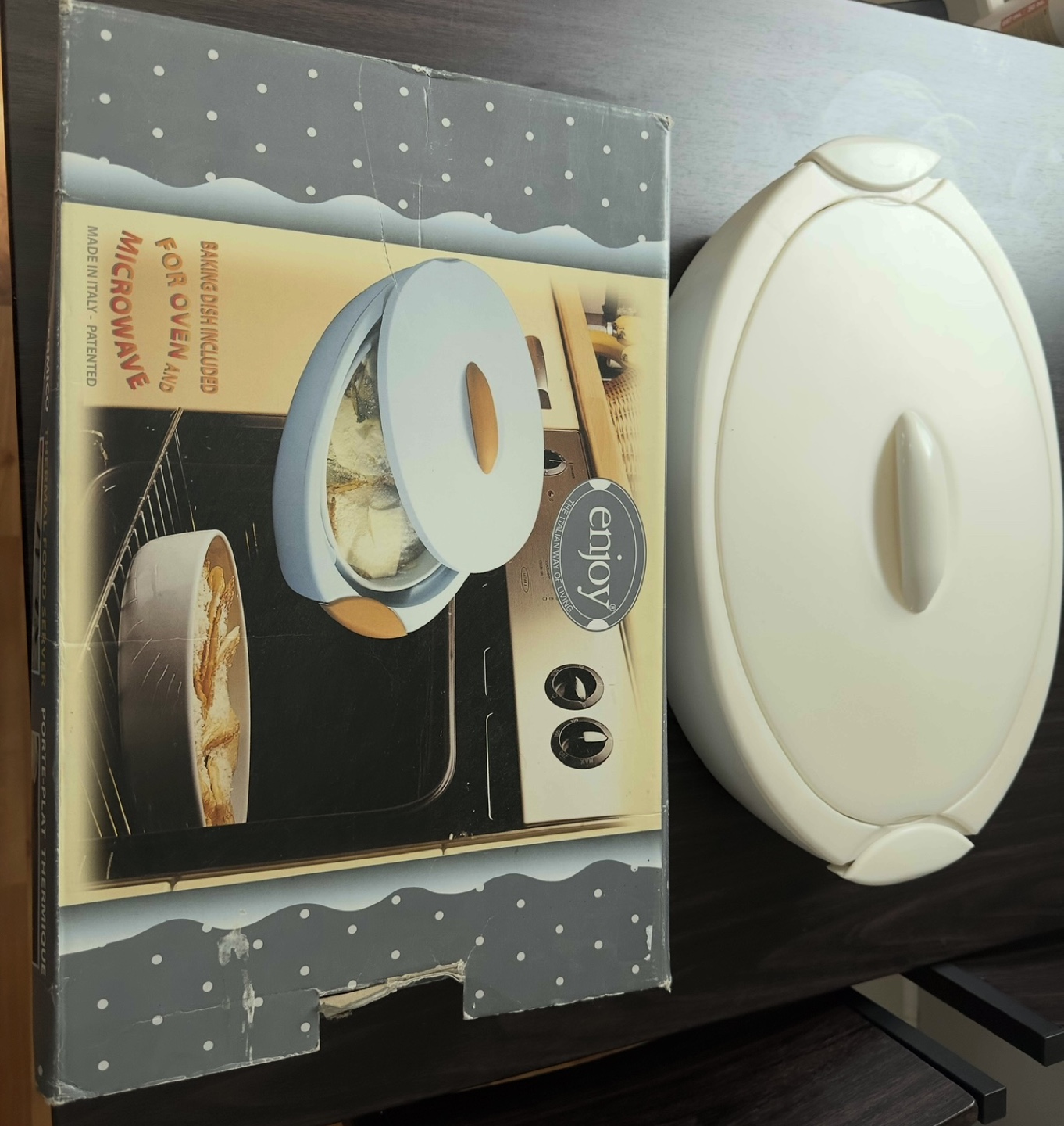 Thermal Food Server with Microwave & Oven Baking Dish