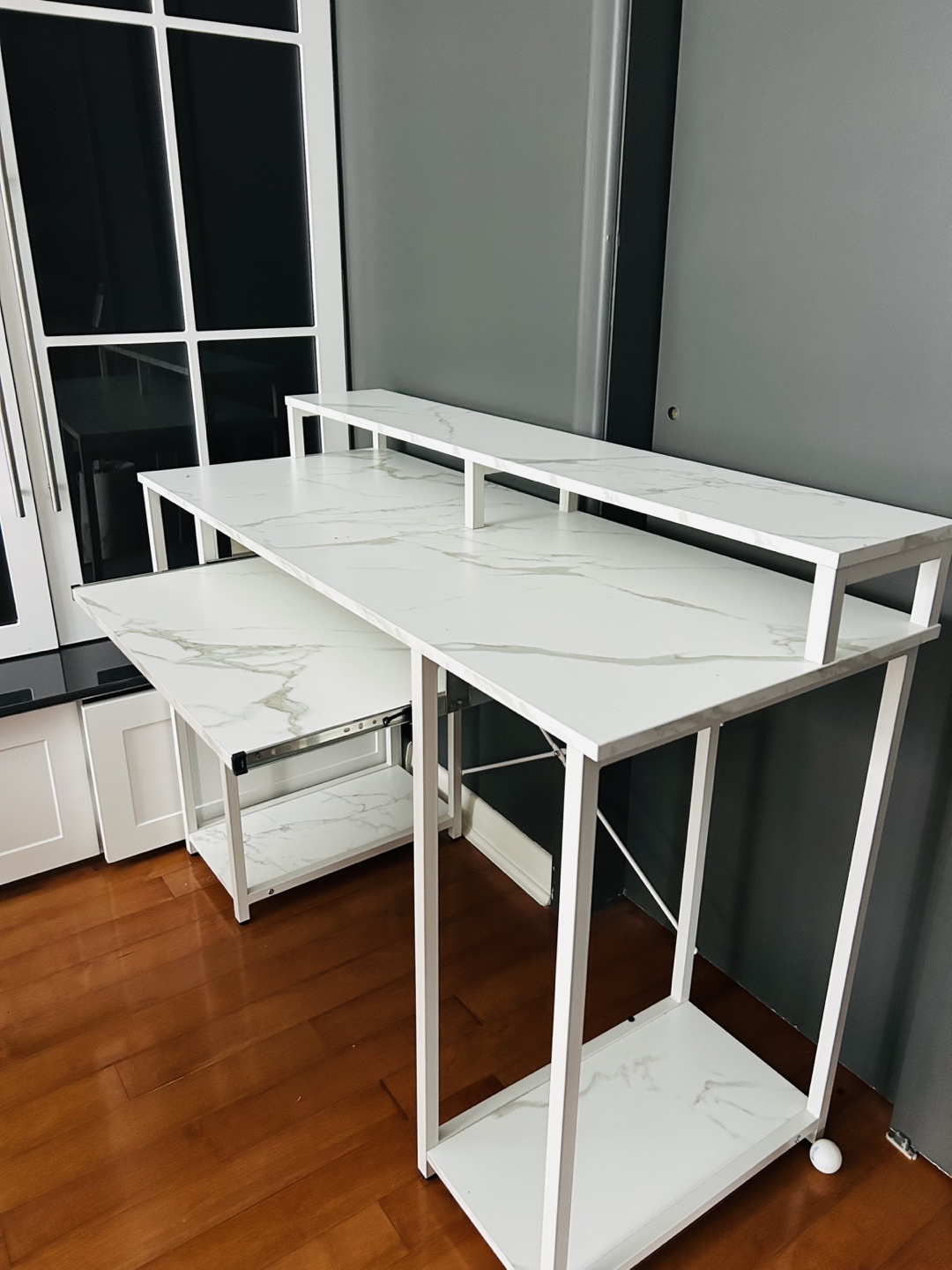 TOPSKY Computer Desk with Storage Shelves - photo 3
