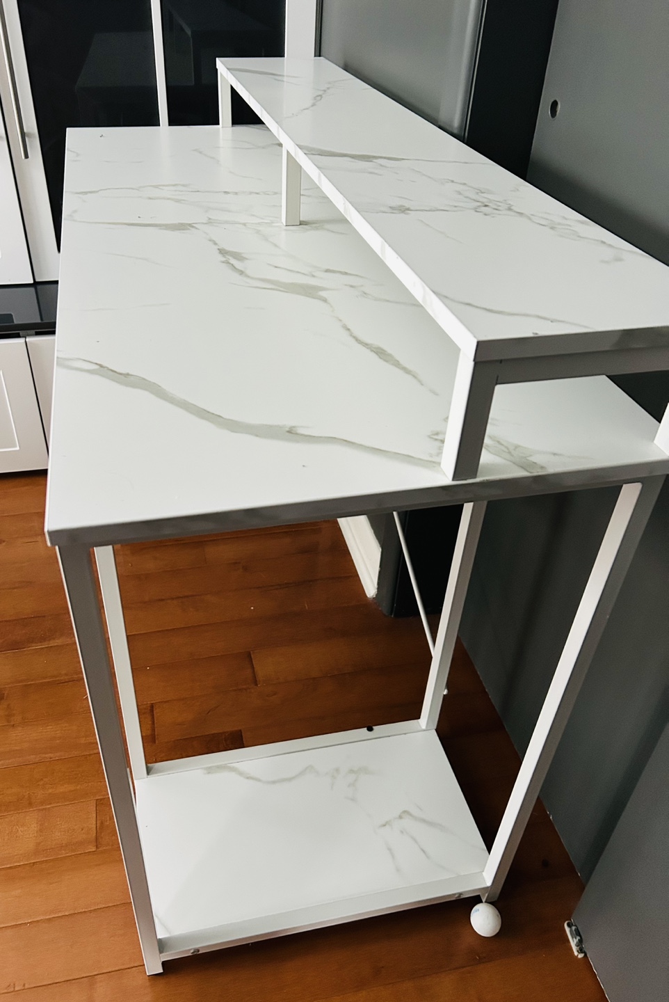 TOPSKY Computer Desk with Storage Shelves - photo 5