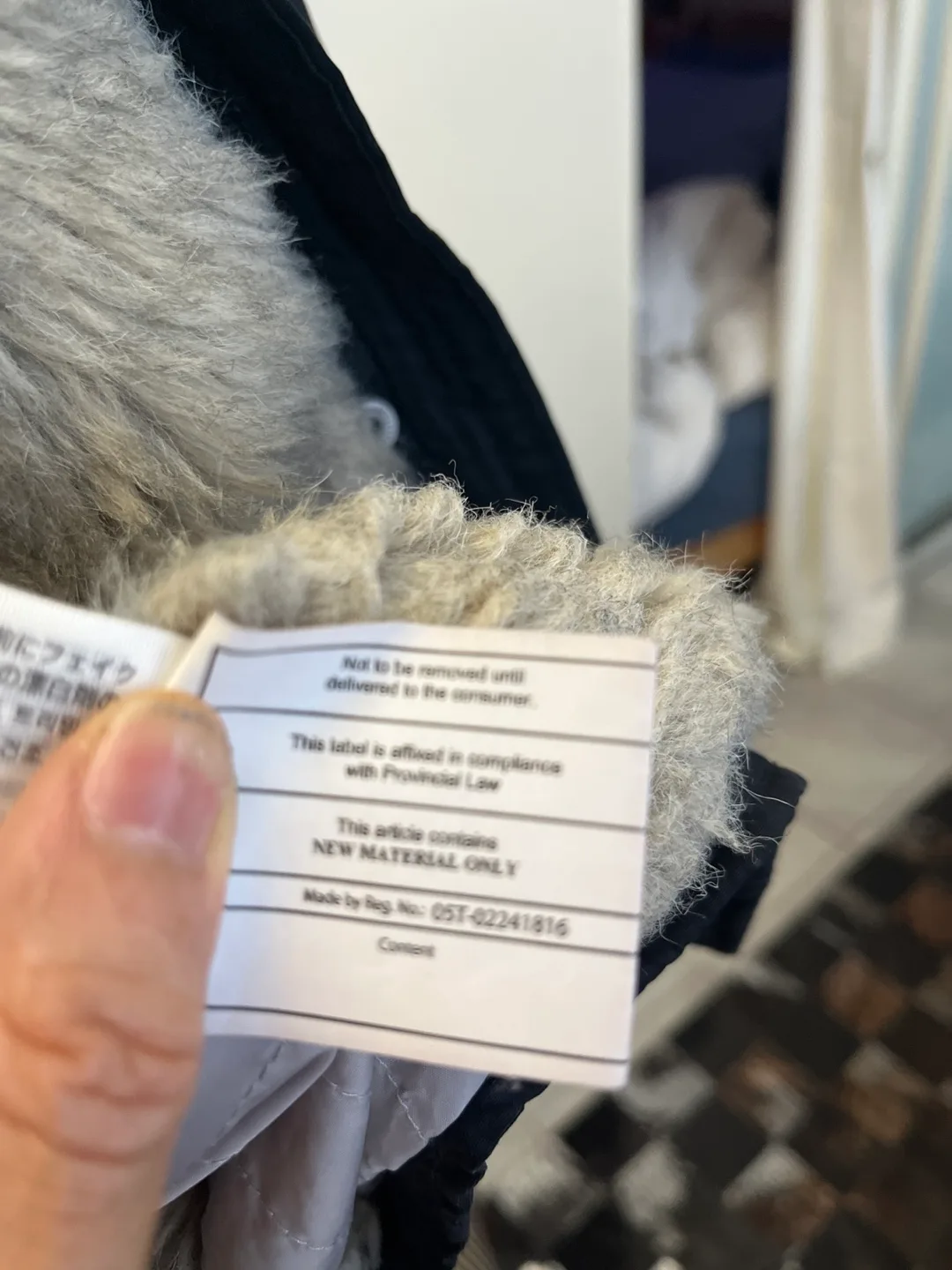 Hollister Co. black parka XS image indicator(5)