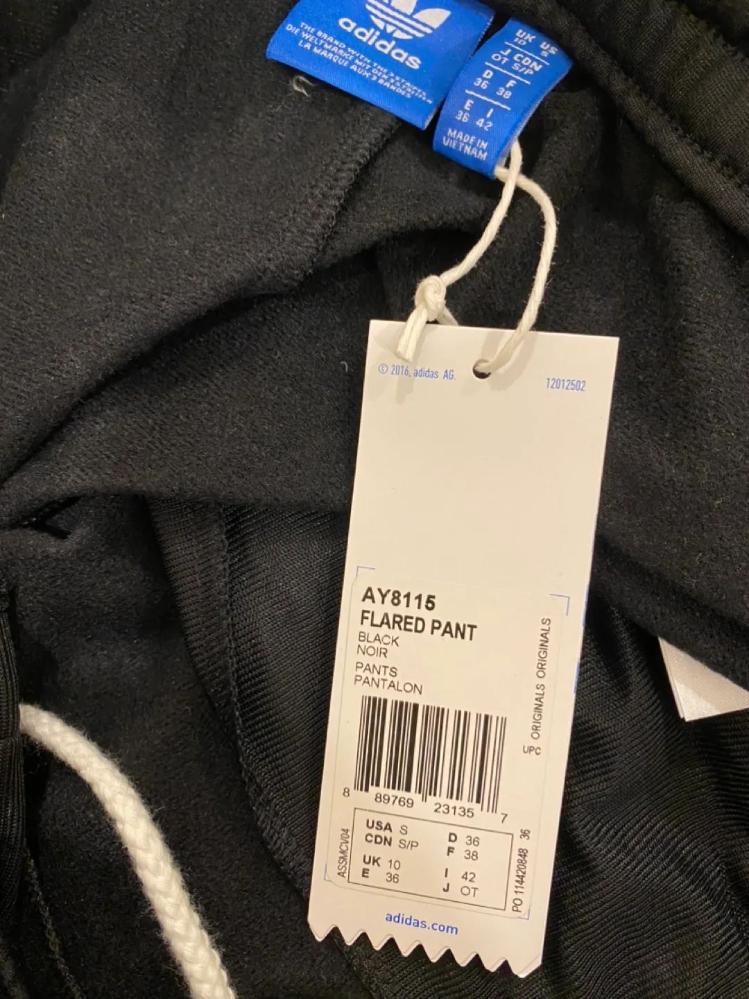 Adidas Originals Flared Pants Size Small image indicator(2)