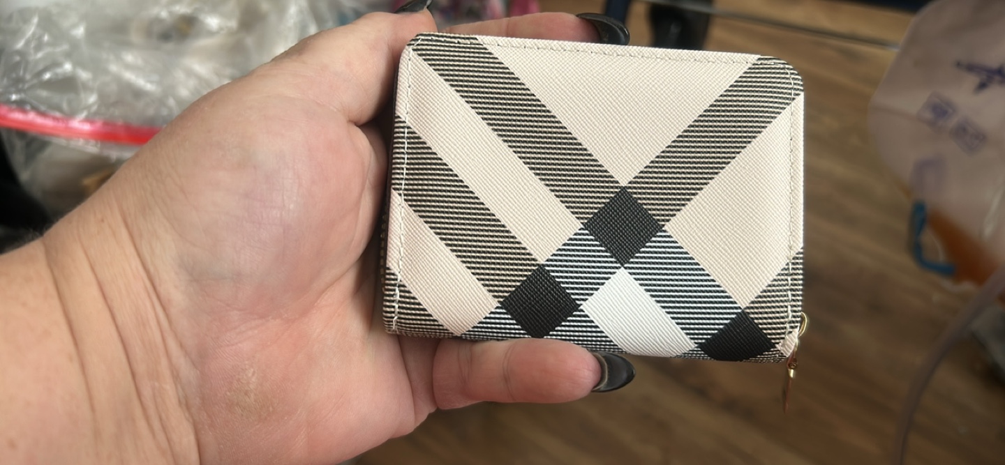 Two cute zip wallets!