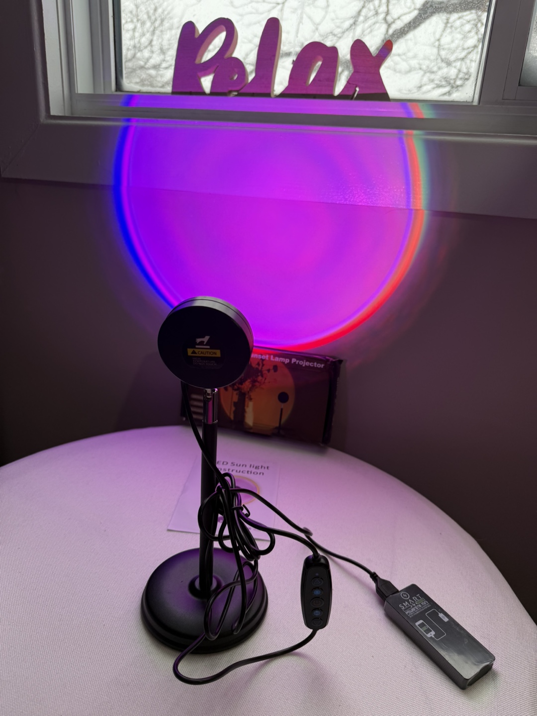 Sunset Lamp Projector - LED Colour Changing Night Light - photo 2