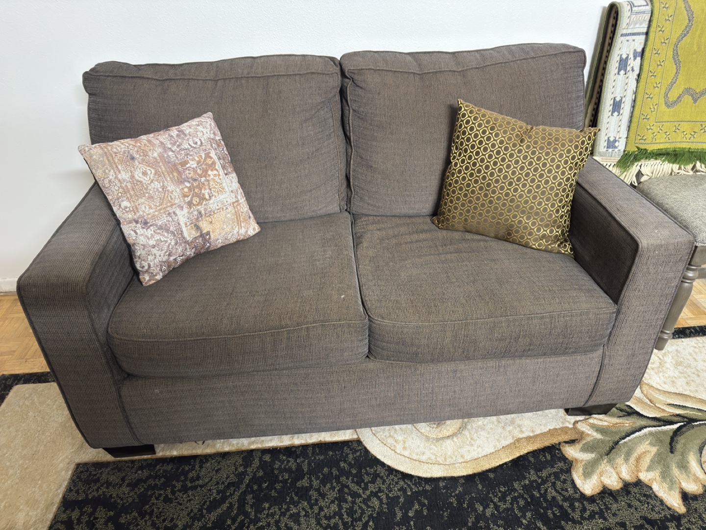 Dark Brown Sofa Set - photo 3