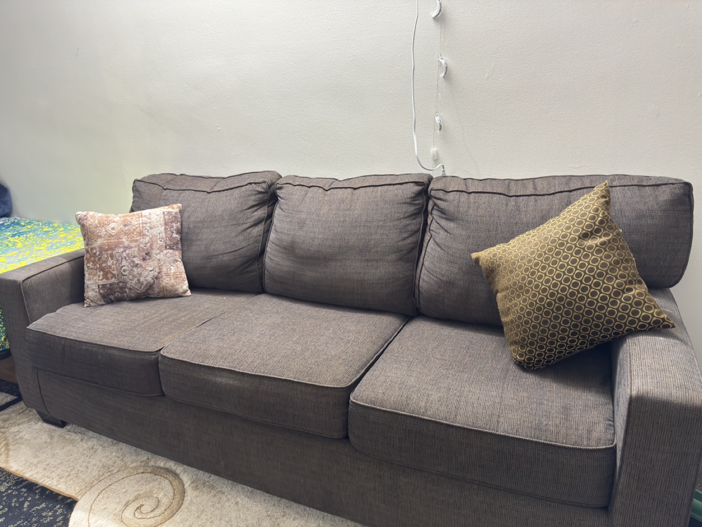 Dark Brown Sofa Set